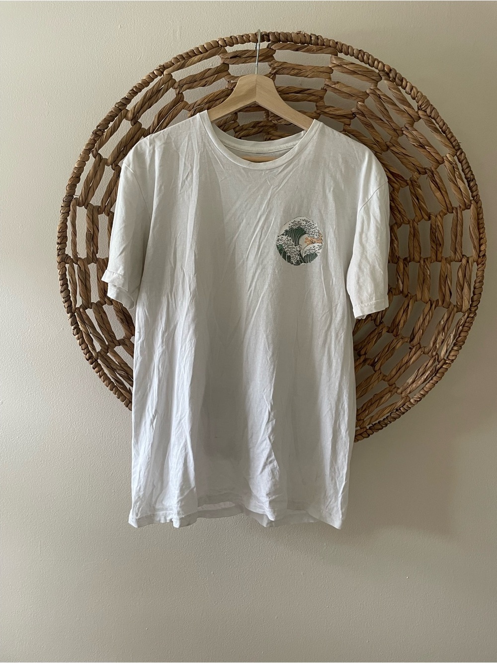 Call Your Mother White Short Sleeve Crewneck Tee